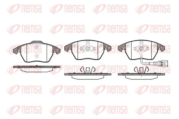 Brake Pad Set, disc brake 1030.01