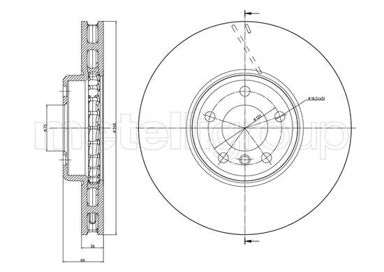 Brake Disc 800-1328C