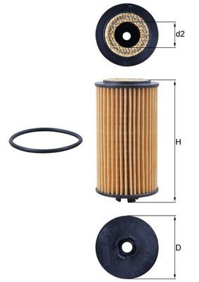 Oil Filter OX 978D