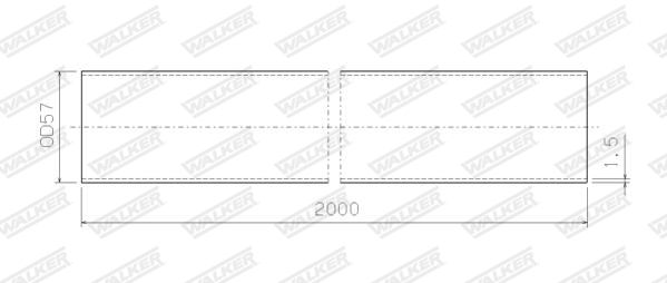 TUBE DROIT ACIER WUK 2M  0302