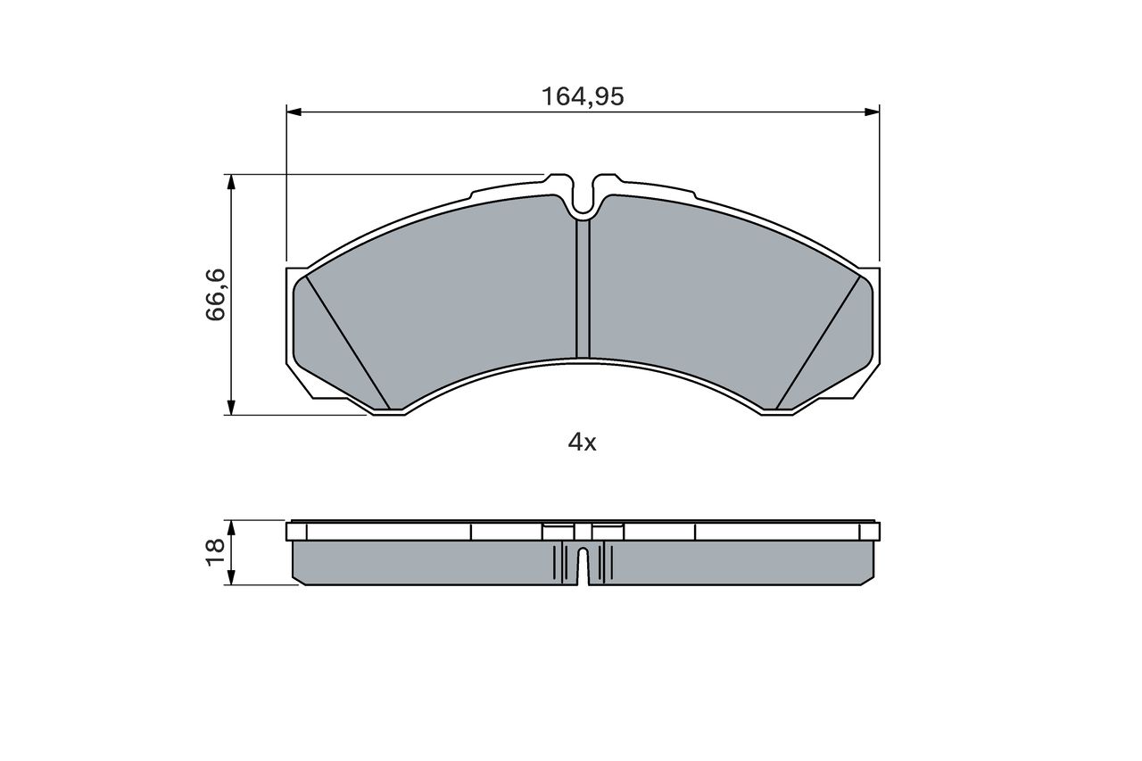Bremsbelagsatz, Scheibenbremse Bremsbelagsatz, Scheibenbremse