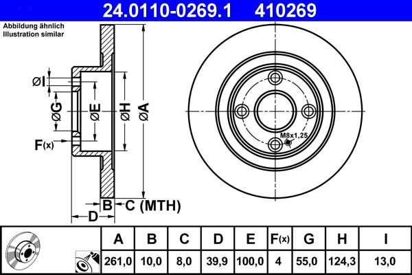 Brake Disc 24.0110-0269.1