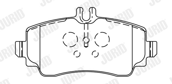 Brake Pad Set, disc brake 571944J