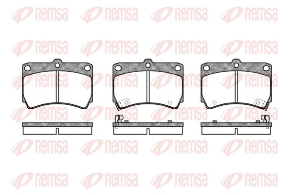 Brake Pad Set, disc brake 0212.12