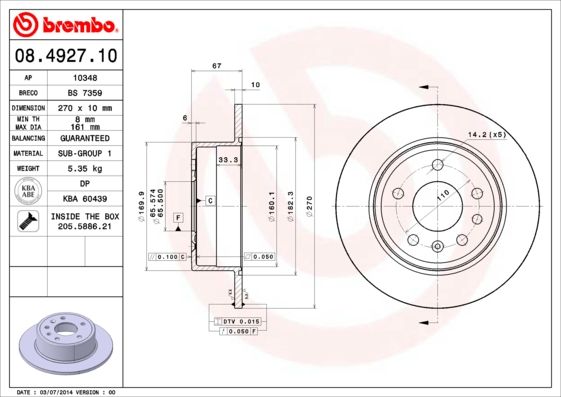 Brake Disc 08.4927.10