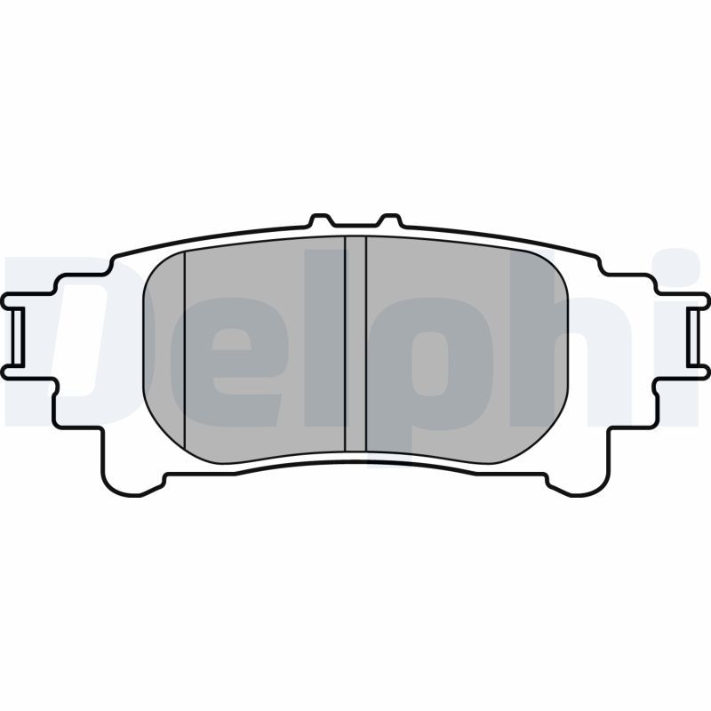 Brake Pad Set, disc brake LP3155