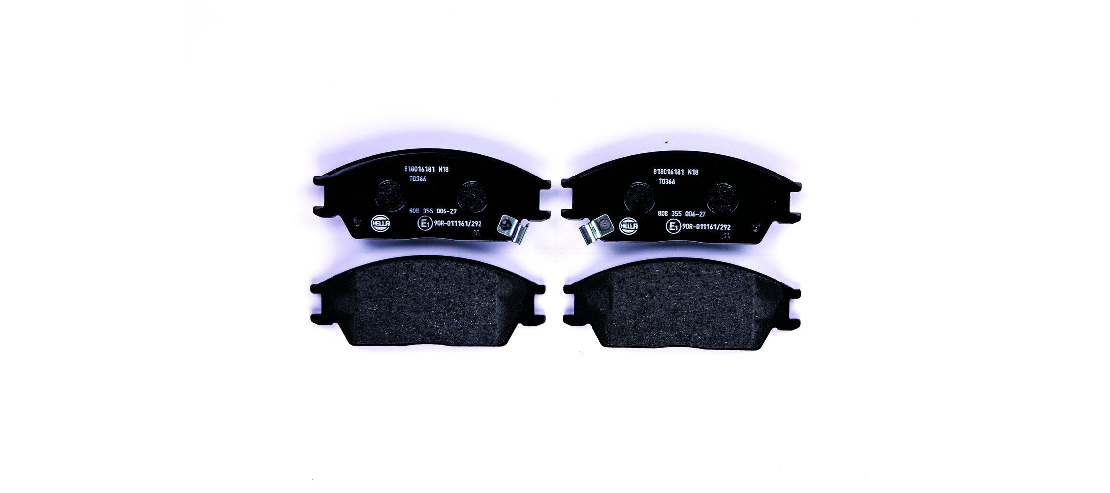 HELLA 8DB 355 006-271 - Bremsbelagsatz, Scheibenbremse