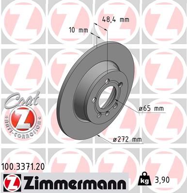 Brake Disc 100.3371.20