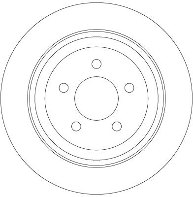 TRW BRAKE DISC - TWIN PACK - TecDoc 2