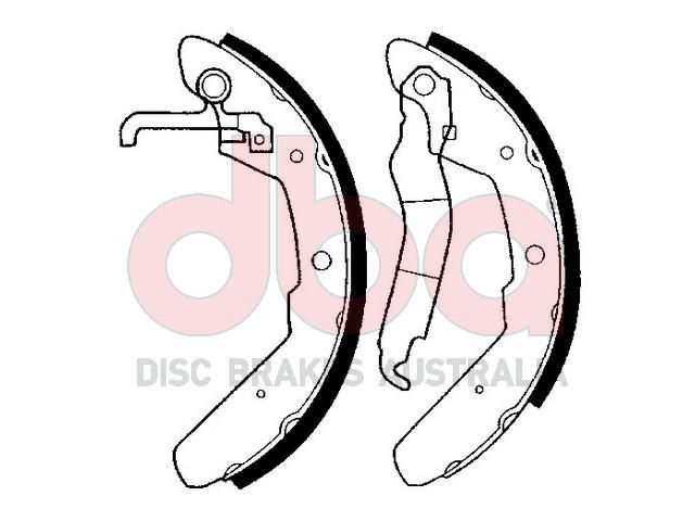 Street Series Brake Shoes [VW Caravelle/Kombi T3 1982-92 252mm] - TecDoc Only