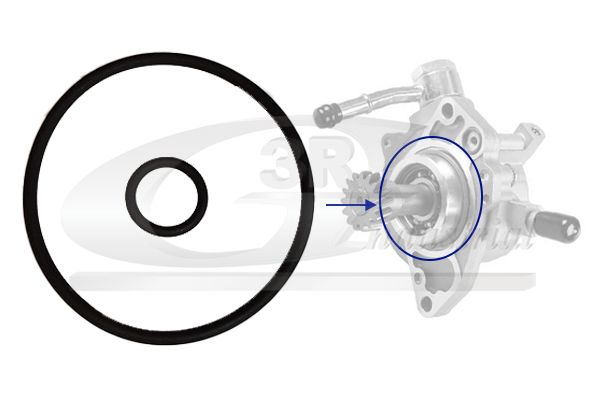 3RG 74802 - Dichtungssatz, Unterdruckpumpe