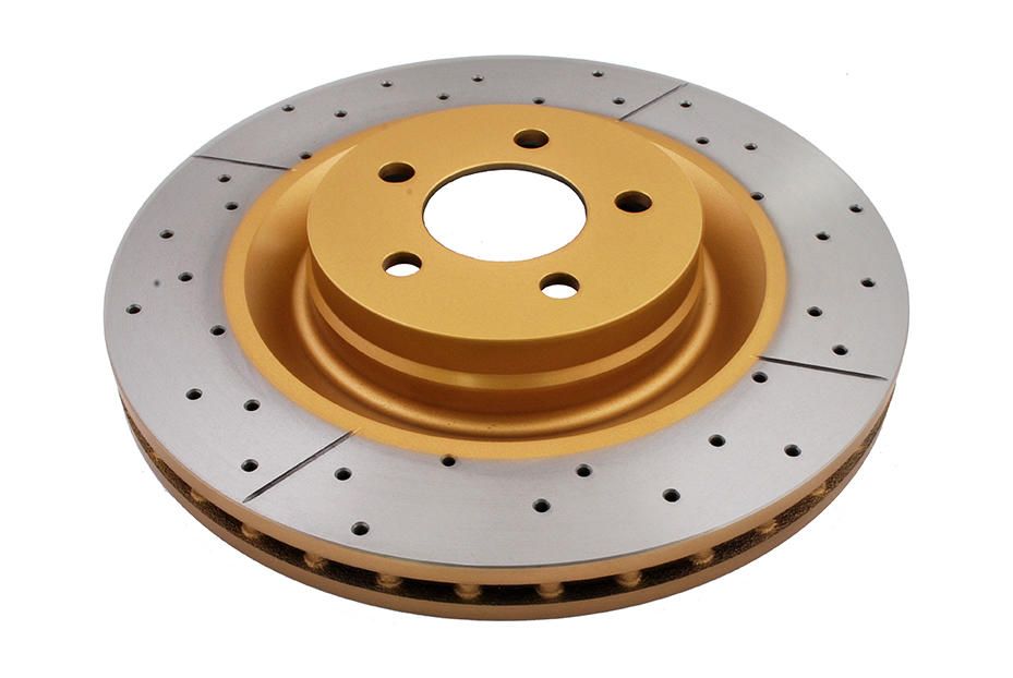 Street Gold Cross-drill/slotted KP [ Chrysler 300C SRT8 05-> F ] - TecDoc 1