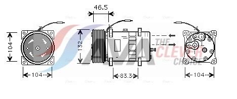 VLAK037 AVA QUALITY COOLING ** CLEVER FIT ** kompresszor, klíma