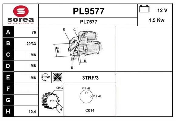 DEMARREUR PL - PIAGGIO