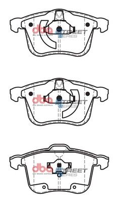 DBA SS STREET SERIES BRAKE PADS [ Holden & SAAB 2003-2014 F ](suits wear sensor DBAWS1139, DBAWS1140 ) - TecDoc Only