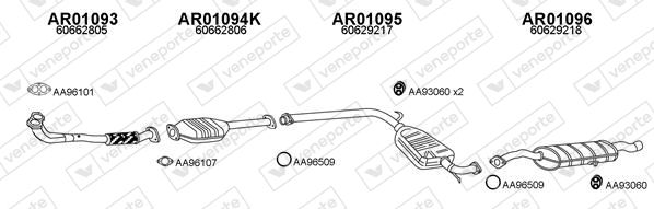 KIT CLAPET N°2864 POMPE CARWASH RCW  7600