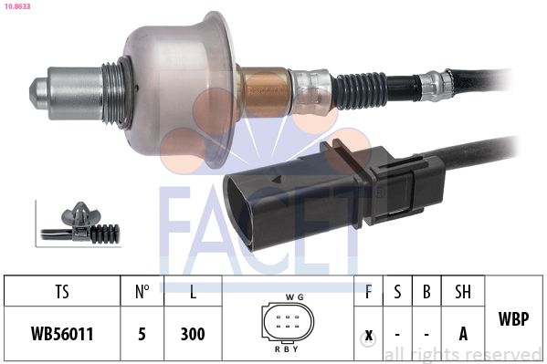 10.8633 FACET Made in Italy - OE Equivalent lambdaszonda