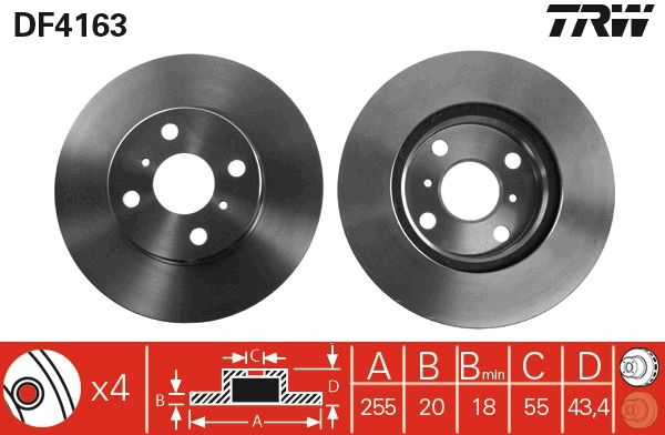 PAIRE DE DISQUES  9900