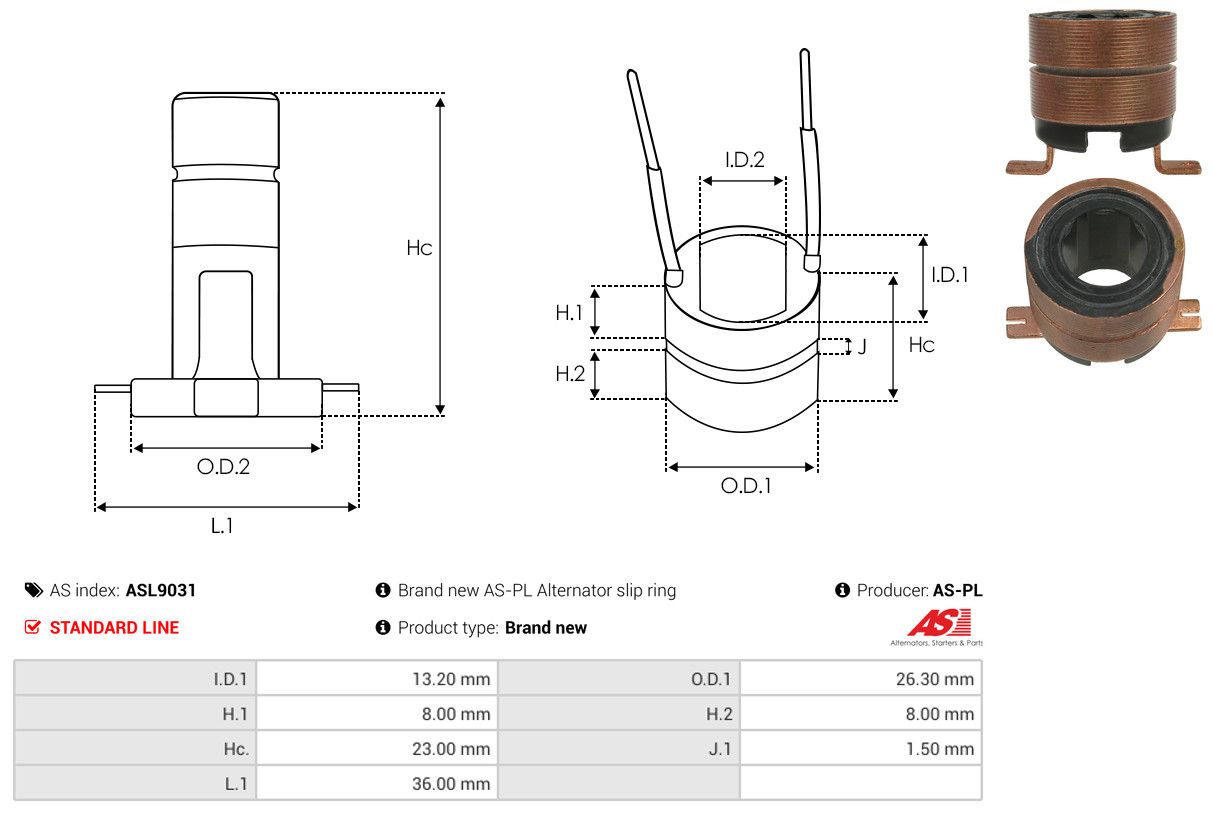 kontaktinis žiedas, generatorius