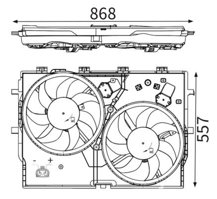 Ventilador, refrigeración del motor