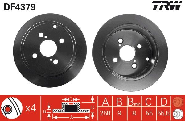 PAIRE DE DISQUES  9900