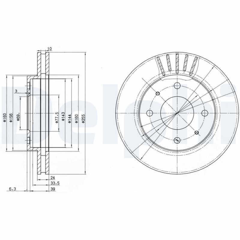 Brake Disc BG2763