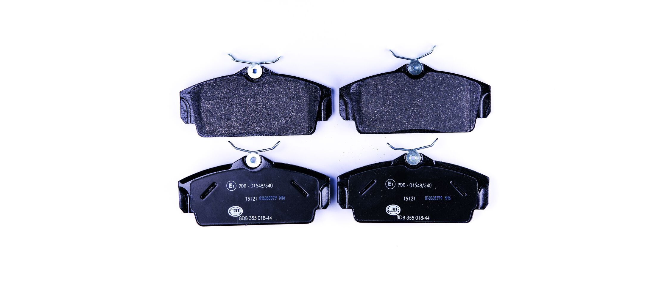 HELLA 8DB 355 018-441 - Bremsbelagsatz, Scheibenbremse