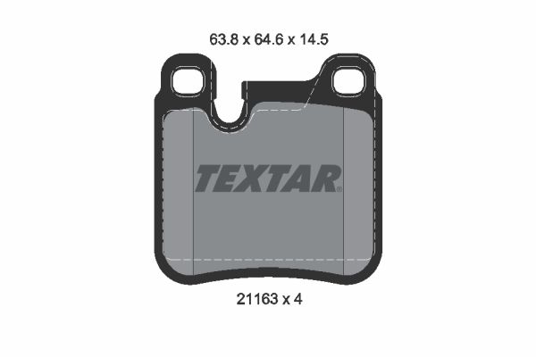 Brake Pad Set, disc brake 2116301