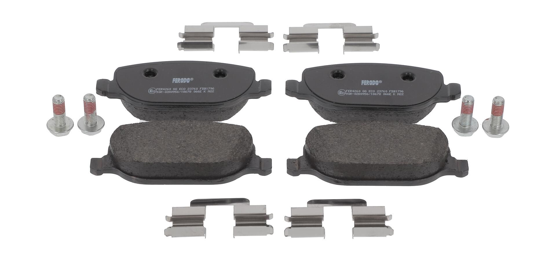FERODO FDB1796 - Bremsbelagsatz, Scheibenbremse PREMIER ECO FRICTION