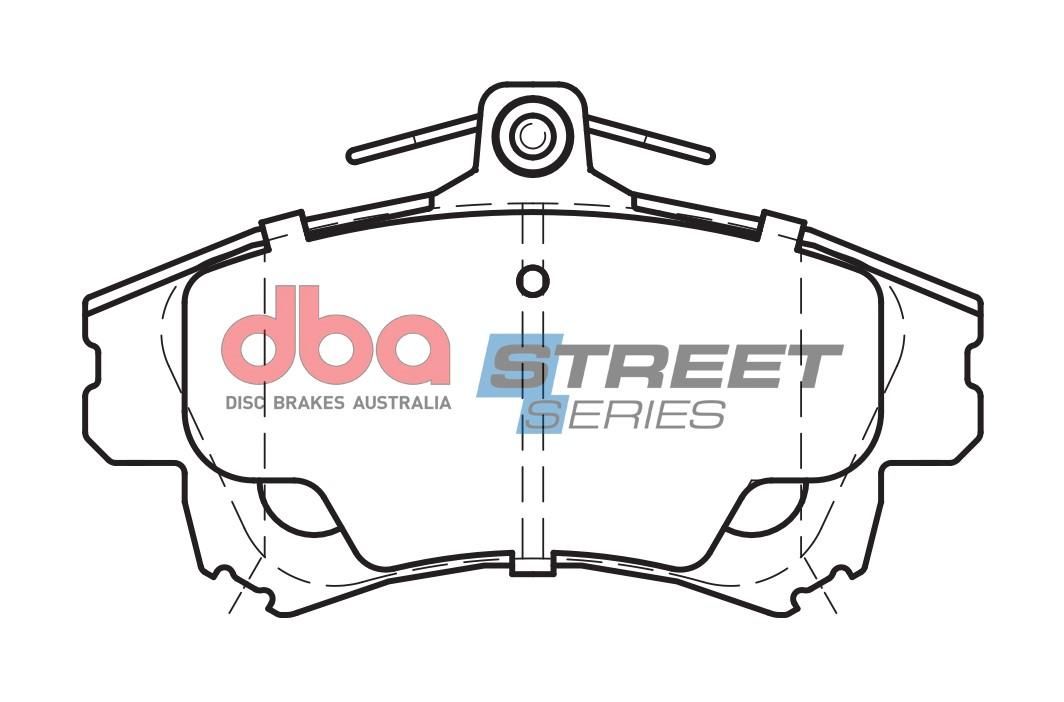 DBA SS STREET SERIES BRAKE PADS [ Mitsubishi/Proton & Volvo 1999-2014 F ] - TecDoc Only