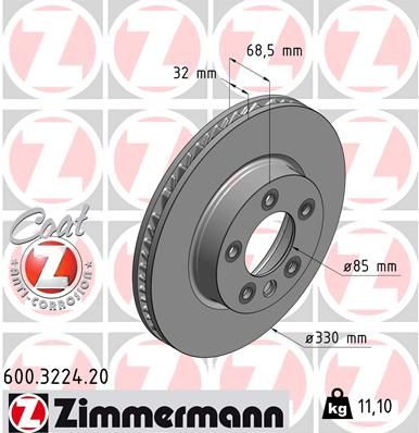 Brake Disc 600.3224.20