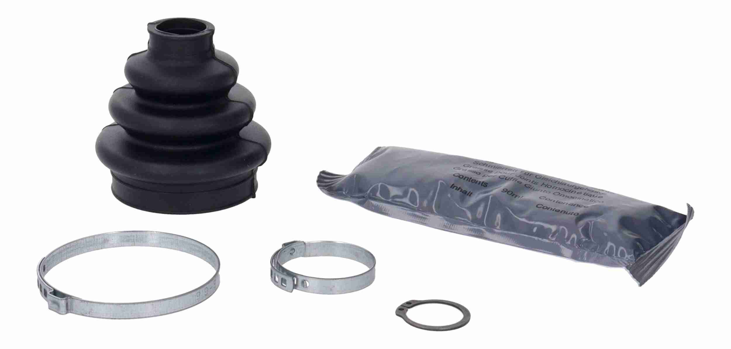 Faltenbalgsatz, Antriebswelle