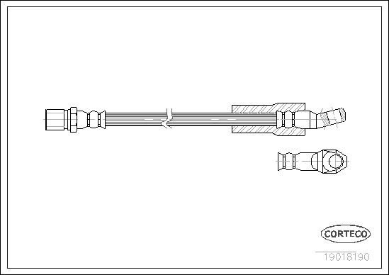 FLEXIBLE DE FREIN FIAT-FIAT L.T.  0705