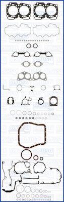 Juego completo de empaques, motor