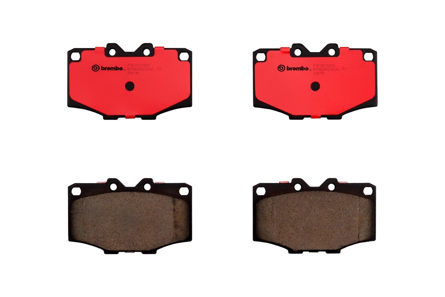 BREMBO DISC PAD -  TOYOTA HILUX 83-84 (FRT) - TecDoc 1