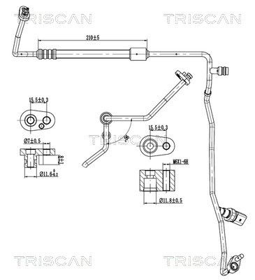 Hochdruck-/Niederdruckleitung, Klimaanlage