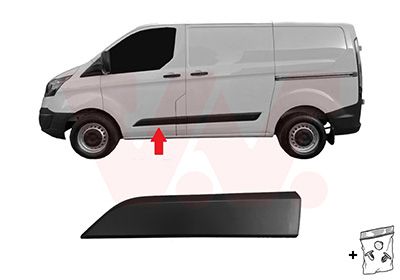 Zier-/Schutzleiste, T&uuml;r