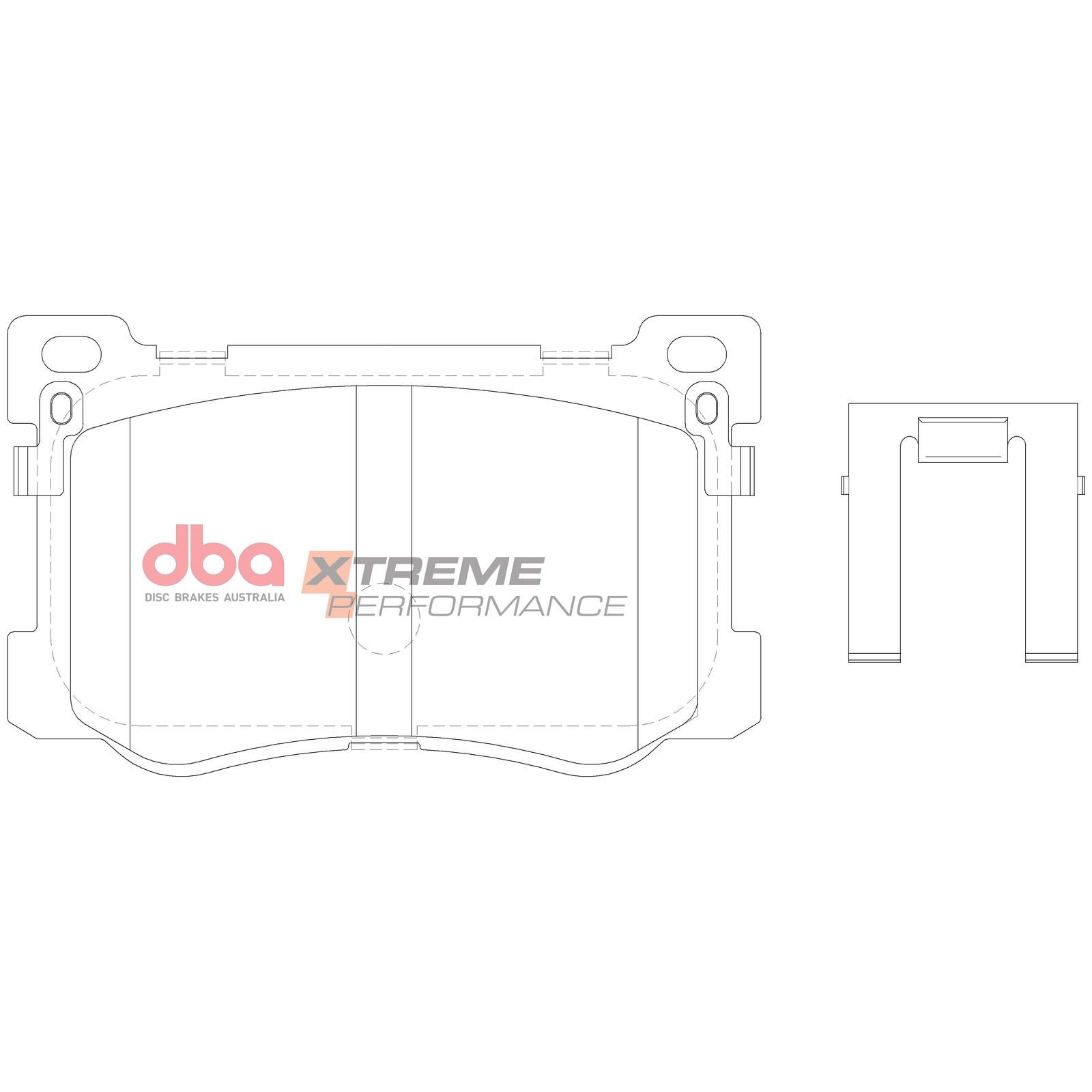 DBA XP XTREME PERFORMANCE BRAKE PADS [ Hyundai Genesis 2015 - On F ] - TecDoc Only