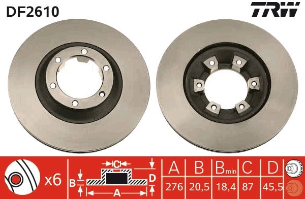 PAIRE DE DISQUES  9900