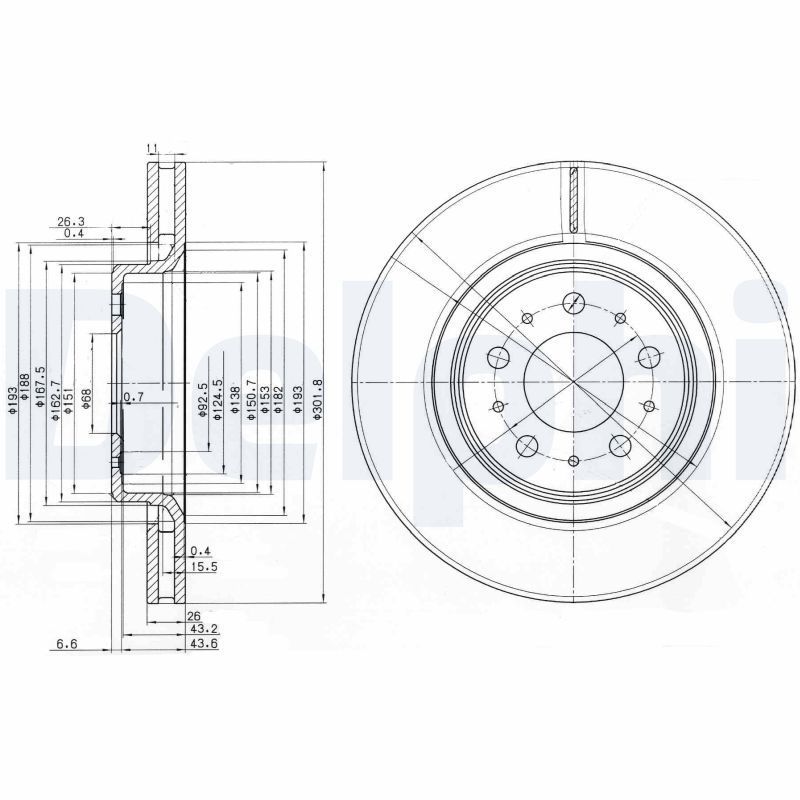 Brake Disc BG3418