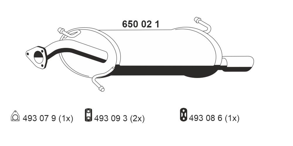 ERNST 650021 - Endschalld&auml;mpfer