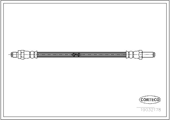 FLEXIBLE DE FREIN LANDROVER LAND  0705