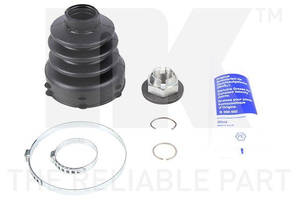 Faltenbalgsatz, Antriebswelle