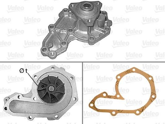 Water Pump, engine cooling 506019