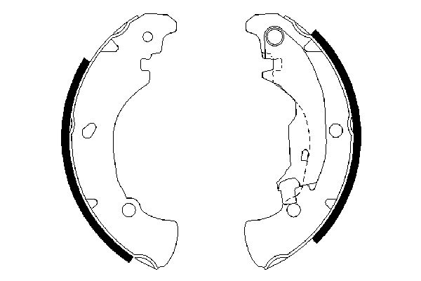 Brake Shoe Set 0 986 487 560