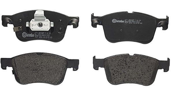 Bremsbelagsatz, Scheibenbremse