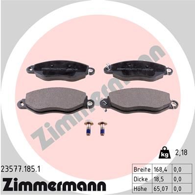 Brake Pad Set, disc brake 23577.185.1