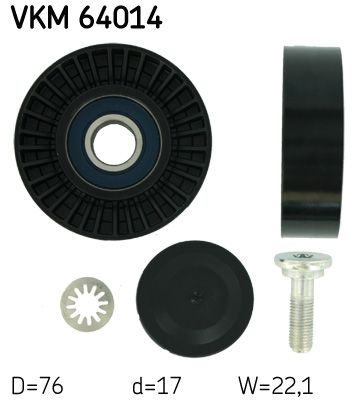 Umlenk-/F&uuml;hrungsrolle, Keilrippenriemen