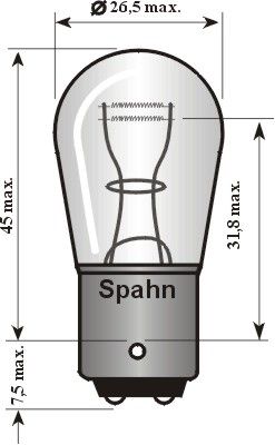 Gl&uuml;hlampe, Brems-/Schlusslicht