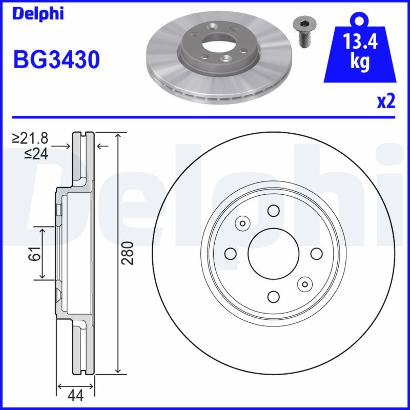 Brake Disc BG3430